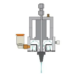 Focused Ultrasonic Atomizing Nozzle