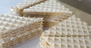 Wafer cut by ultrasonic cutting equipment